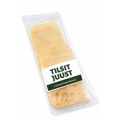 Sliced ​​cheese TILSITER 45%, 1 kg